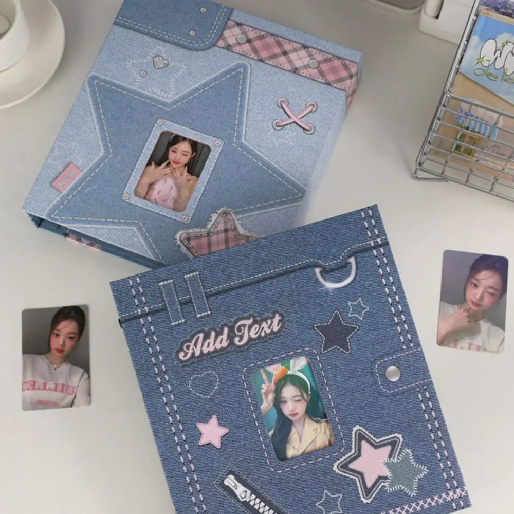 

Album Shell A5 Photocard Binder Collect Book Star Loose-leaf A5 Idol Photo Card Holder 6-hole Laser Photocard Holder Binder