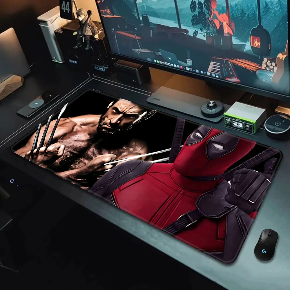 Deadpool & Wolverine Movie Mousepad HD Printing Computer Gamers Locking Edge Non-slip Mouse Pad XXL90x40cm Keyboard PC Desk Pad