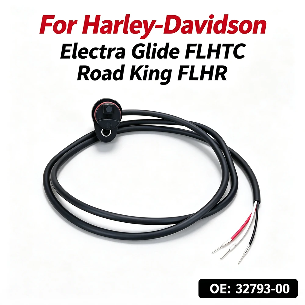 Speed Sensor Wire Harness For Harley Davidson Electra Glide FLHTC Road King FLHR OE 32793-00 3Pin Waterproof OEM Fit Replacement