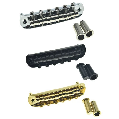 Imagen 2 del producto Conjunto de puente de guitarra eléctrica con radio de 9,5 ""con monturas de barril (52mm/55mm) espaciado de cuerdas para guitarra Jaguar/Jazzmaster/Mustang