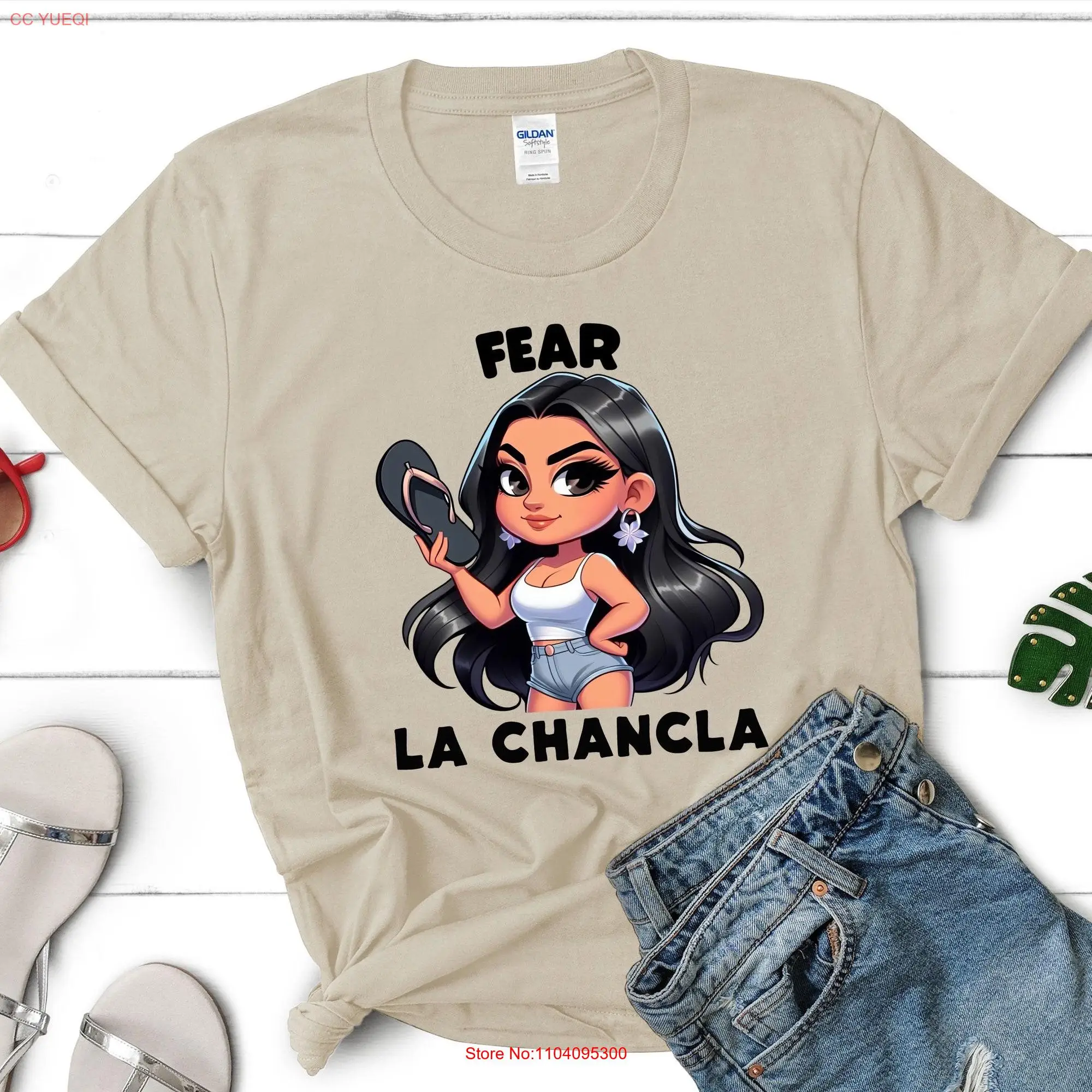 Spanglish Mexican Mom Chancla T Shirt Margarita Lover Hispanic  long or short sleeves