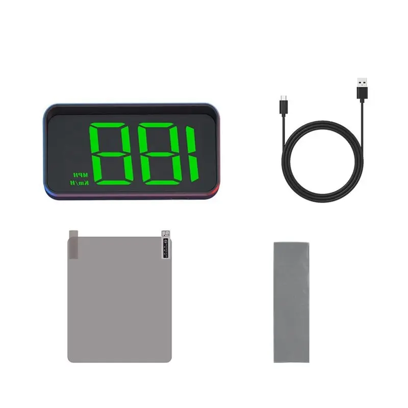M2 HD Universal Auto Electronics Accessory Car Head Up Display GPS Speedometer Digital HUD Windshield Projector KM/H