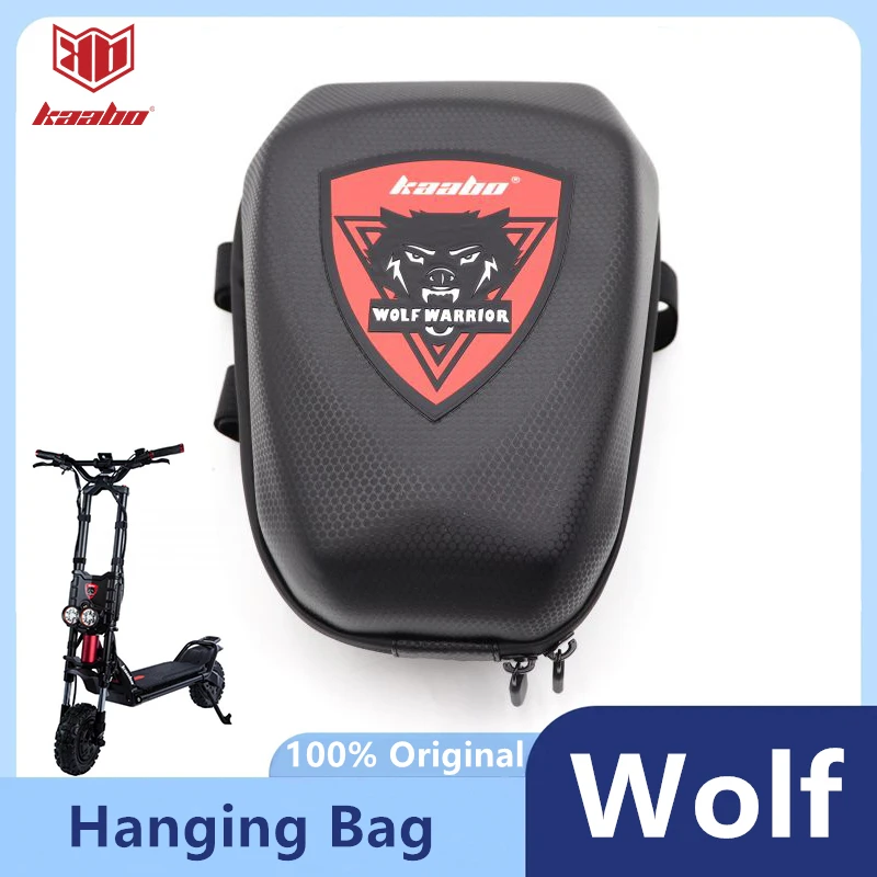 Kaabo Front Bag for Wolf Warrior Wolf GT Wolf King GTR Electric Scooter Original 4L Big Waterproof Portable Hanging Head Bag