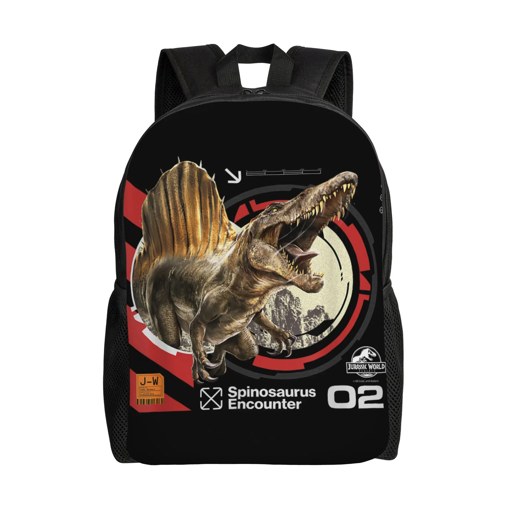 

Рюкзак Jurassic Rebirth Spinosaurus World для мужчин и женщин, модный рюкзак для работы и учебы, сумка через плечо для ноутбука с изображением динозавра, подарок
