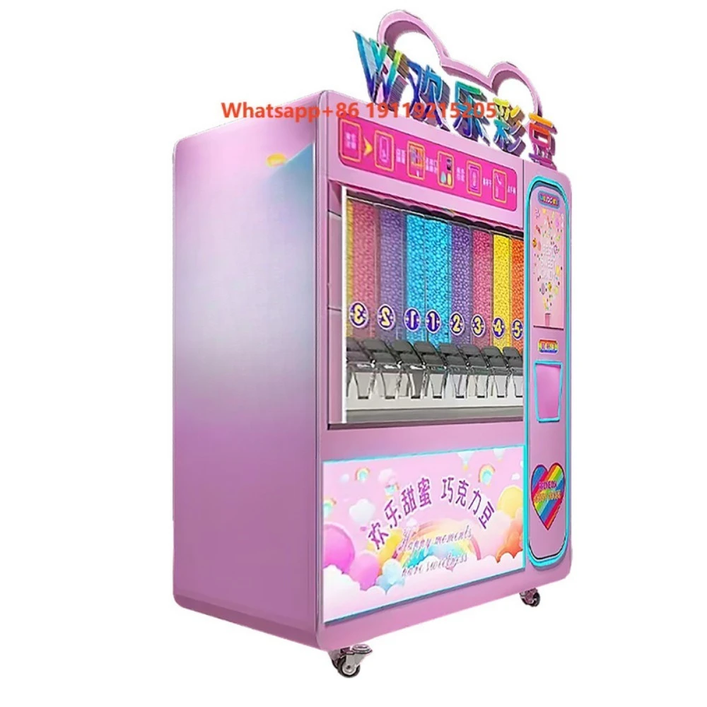 80 Intelligent Unmanned Candy Vending Machine Amusement Park Self-Service Candy Dispenser 4G Network Compatible AC220V OEM