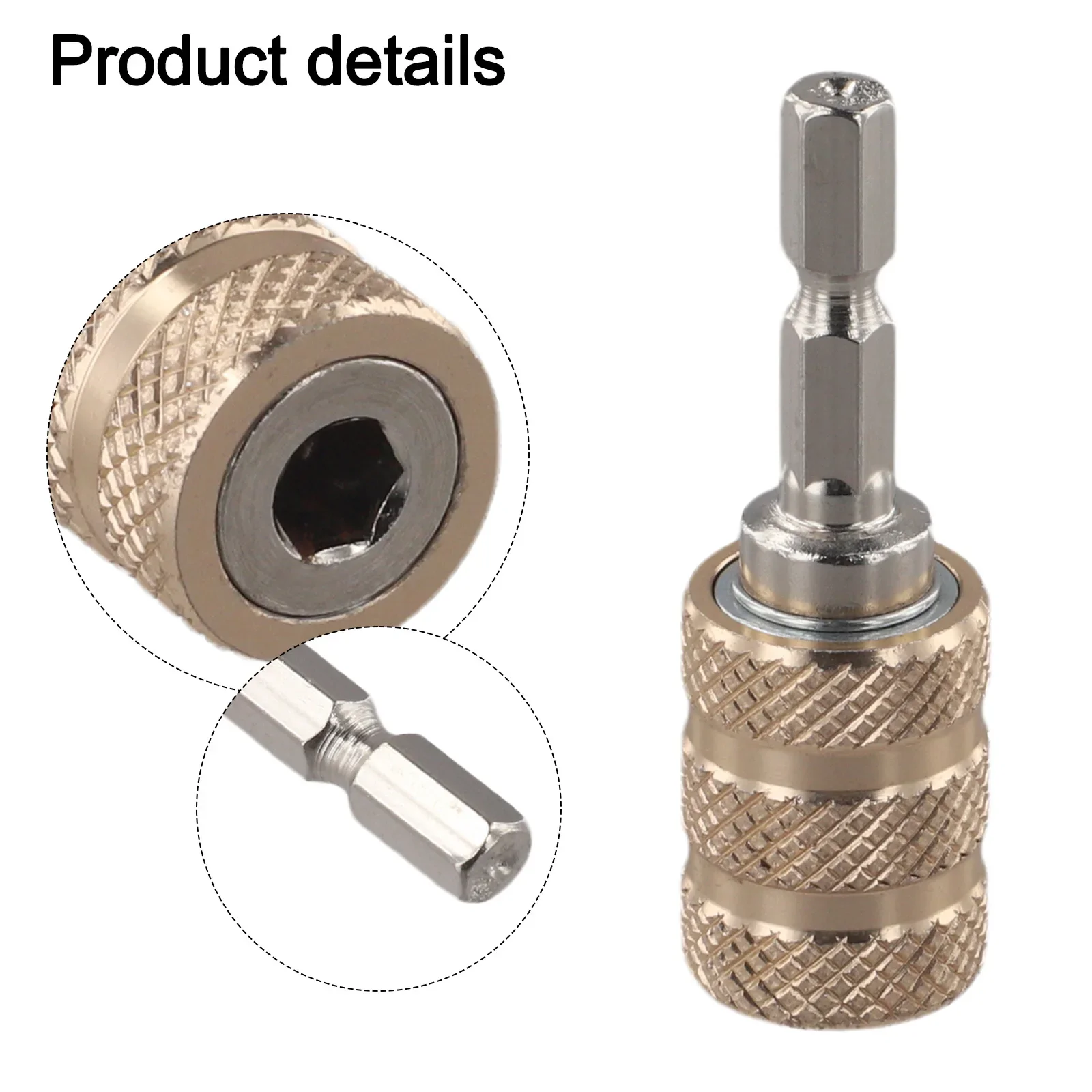 Electric Drill Bit Extension Rod With 6 35MM Hex Shank And Self Locking Magnetic Quick Change Connector For Improved Tool Setup