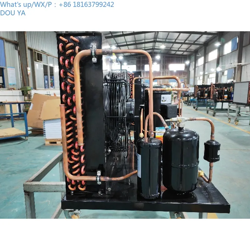 

2026 5HP Invotech Condensing Unit Scroll Compressor Unit YM86E3G-100 R404A Refrigeration Unit 1PH 220V 60HZ for Cold Room