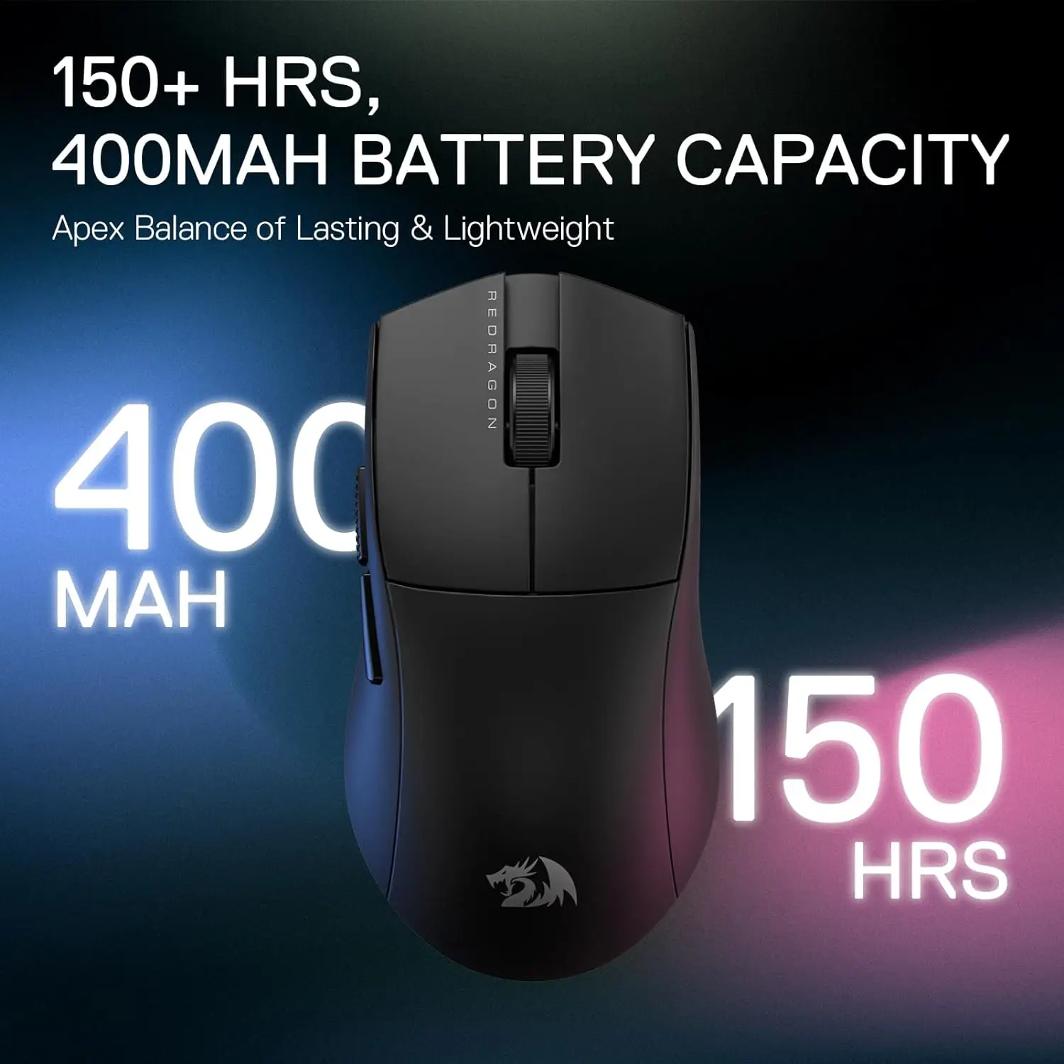 Imagem -04 - Pro Mouse para Jogos sem Fio Mouse Ultra Leve Modos 4k Polling Rate 49g Ultra Leve 26k Dpi Mouse Gamer Redragon-m916