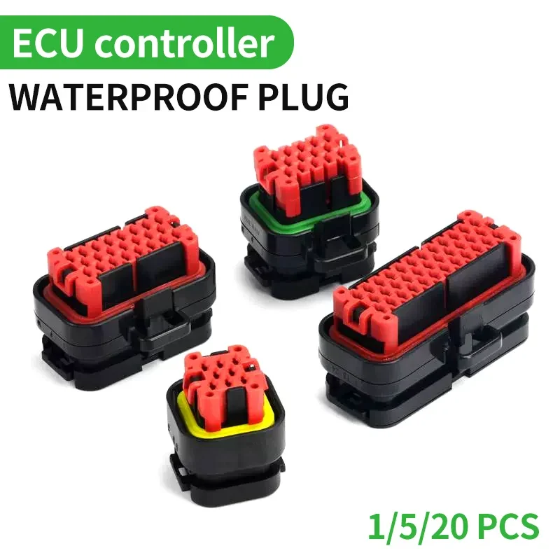 

1/5/20PCS Car ECU Controller Plug 8 14 23 35Pin Female Sealed Waterproof Connector with terminal 770680-1 776273-1 776164-1