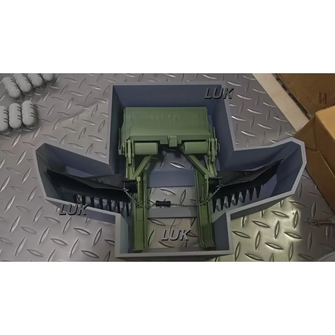 1/16 US M1A2 Minesweeper Static Unpainted Part for Henglong RC Tank 1:16 3918 Military Plastic DIY Parts 3D Printing