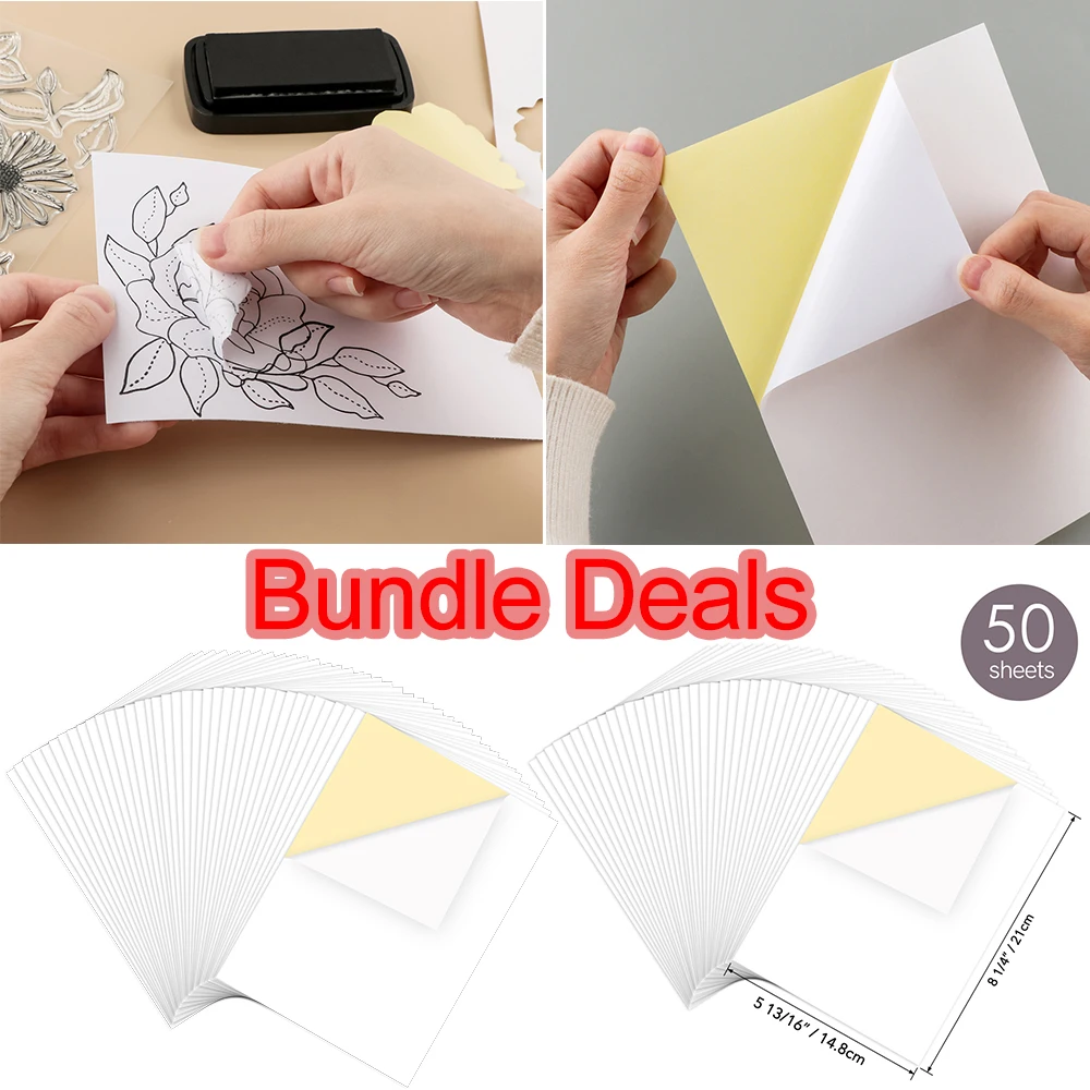 50-250pcs Masking Paper Stamps and Die Paper Masks For Card Making Repositionable Low-Tack Adhesive Sheets 14.8x21cm Bundle Deal