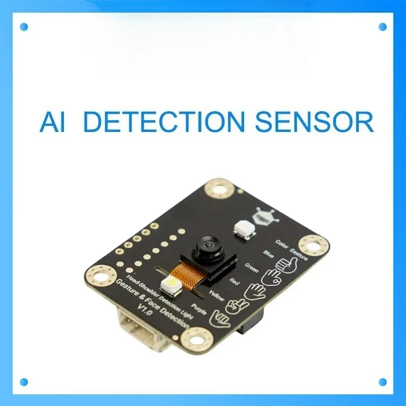 gravity-オフラインエッジaiジェスチャー＆顔検出センサー-–-5つのジェスチャー、10種類の顔、3m（arduino-rpi-esp32対応）