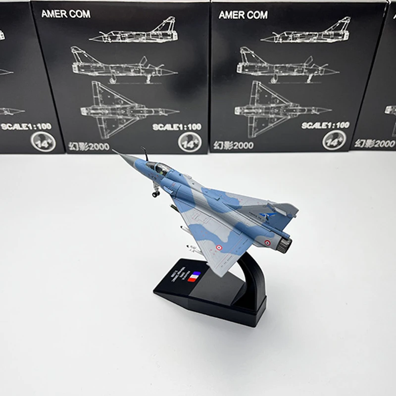 Jason TUTU Diecast Metal 1/100 Scale French Mirage 2000 Fighter Jet Mirage-2000 Aircraft Model Planes Drop Shipping