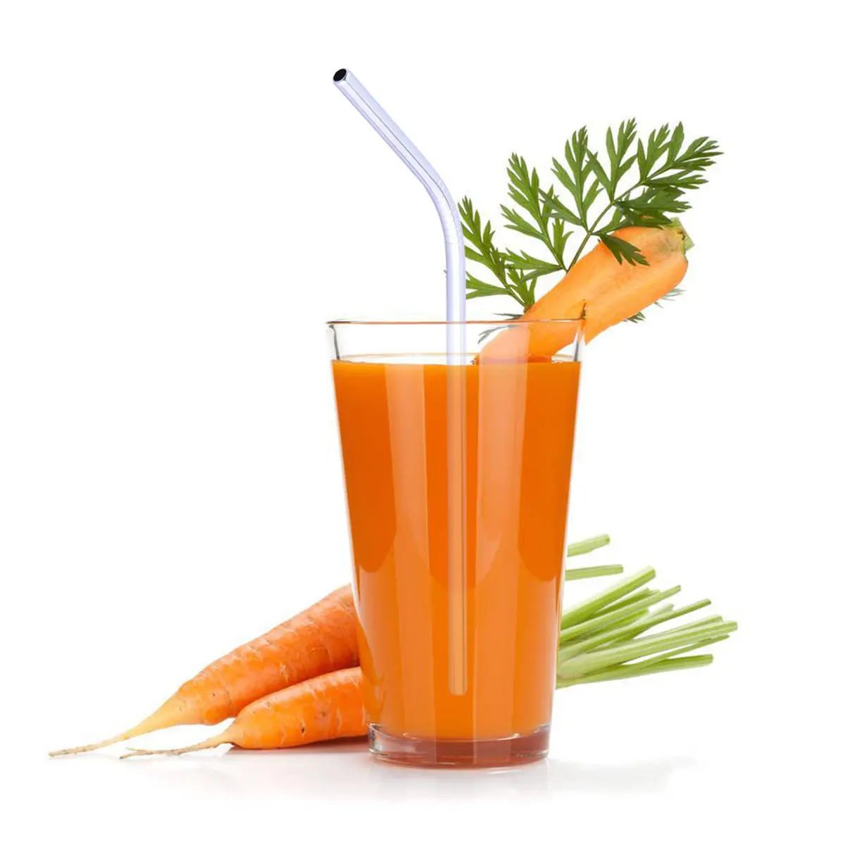 1Pcs Stainless Steel Drinking Straw 21.5x0.6cm Straight Reusable Eco Friendly Health Safe Rust Proof for Tumblers Water Bottles