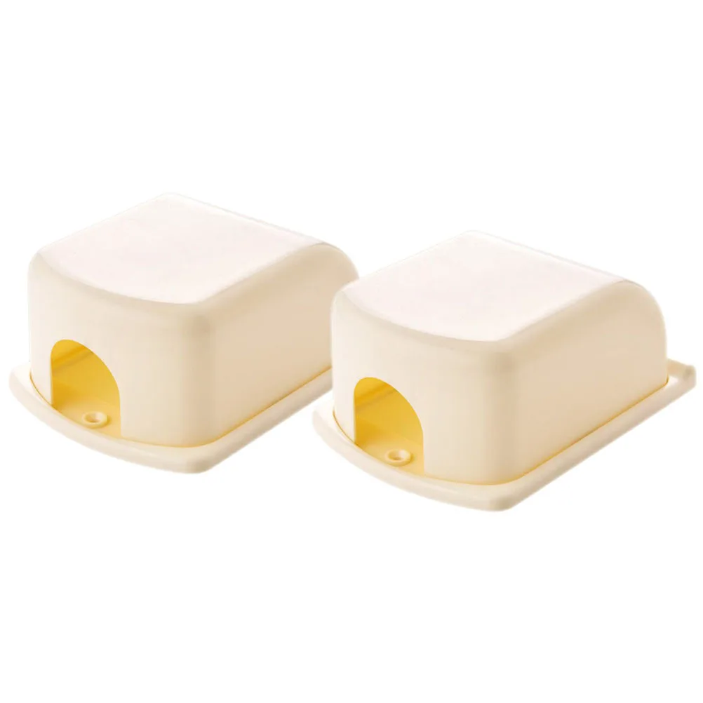 

2 шт., противоударная крышка из АБС-пластика, защита от детей, крышки для электрических розеток для домашней безопасности, спальни, ванной комнаты, гаража, защита для розеток