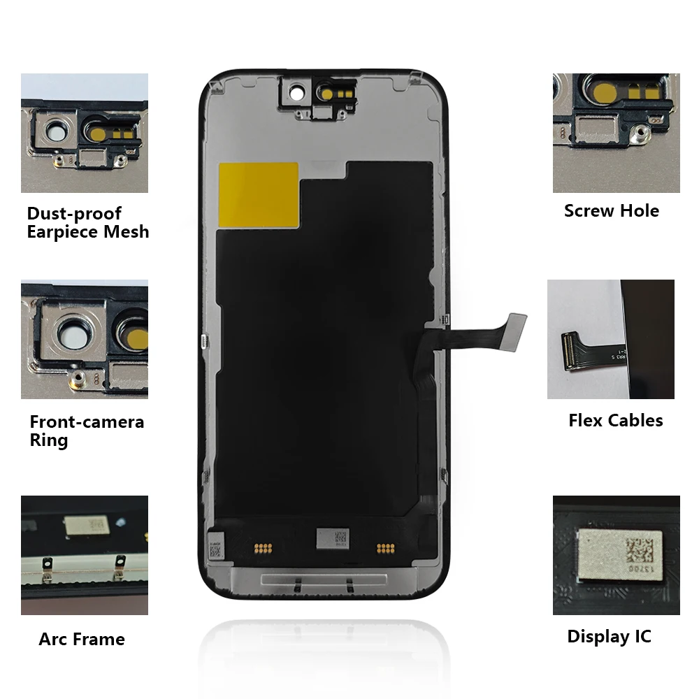 OLED LCD Screen for iPhone 15 Pro 15 Display for iPhone 15 Pro Max 15 Pro Max Replace 3D Touch Screen Assembly with Repair Kit image 2