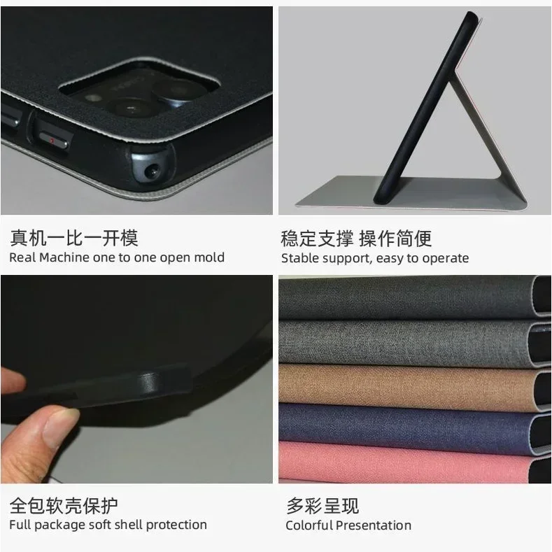 Teclast P40HD P40S 태블릿용 PU 가죽 케이스, M40 플러스 커버, 자동 깨우기 기능 스탠드 플립 케이스, 10.1 인치, 2023 신제품