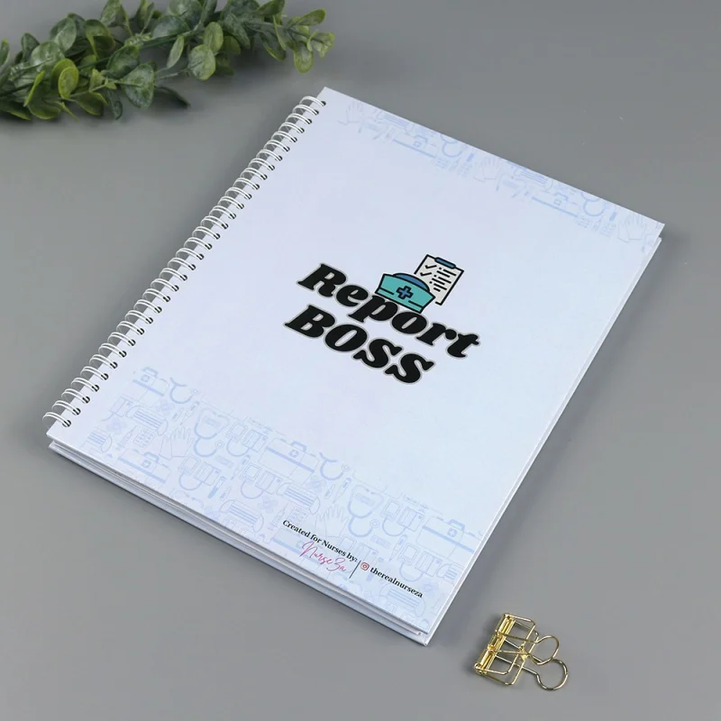 Personalizzato. Logo personalizzato stampato con copertina rigida diario Organizer Planner stampa di carta e cartone