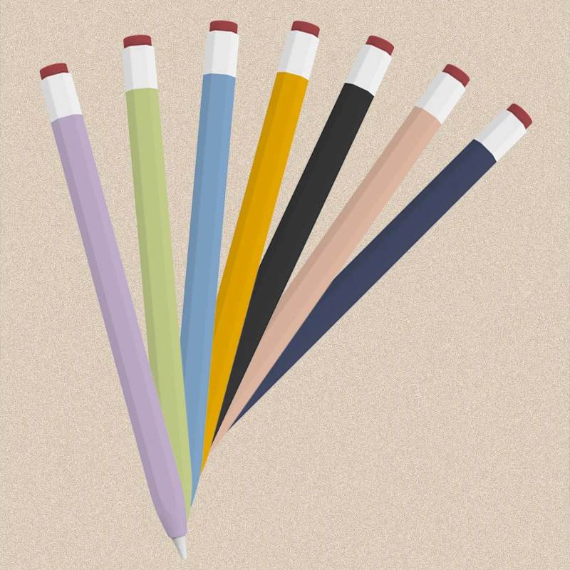 Tablet Touch Pencil Case Silicone Stylus Protection Case for Apple Pencil 1st Or 2nd Generation Or Pencil USB-C Or Pencil Pro