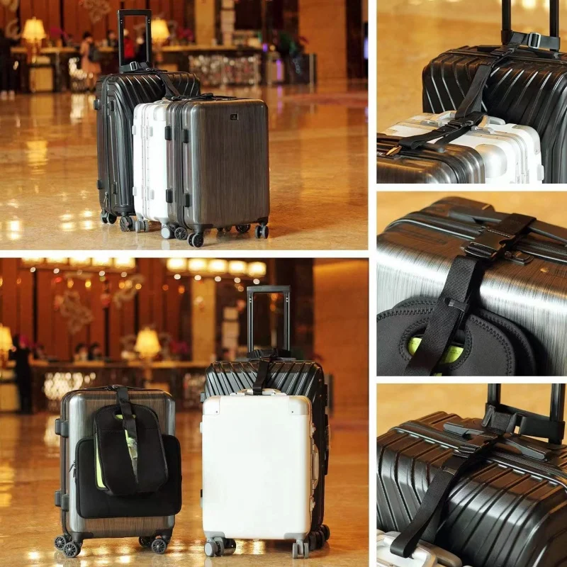 Elastic Telescopic Travel Luggage Straps Adjustable Suitcase Securing Belts with Buckle for Baggage Packing Travel Accessories 2