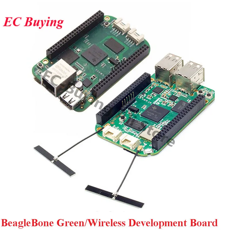 

BeagleBone Green/Wireless BLE Bluetooth-compatible WIFI Module AM3358 ARM-Cortex-A8 Core Development Board UART IIC I2C IoT