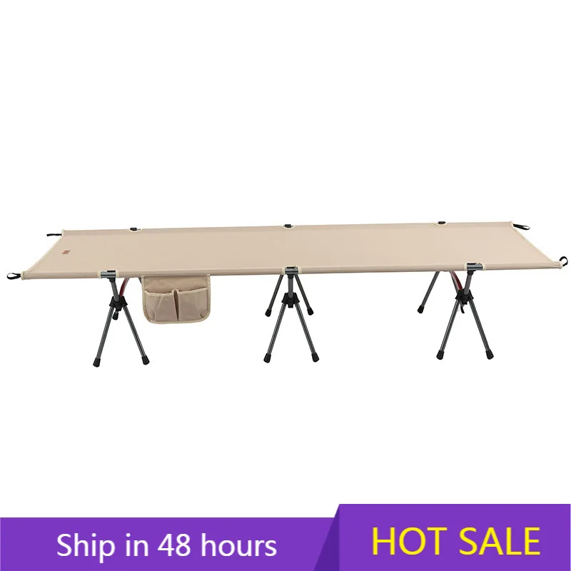 

YTYIN YTYIN Portable Outdoor 600D Aluminum Alloy 7075 Rollaway Camping Bed Single Adjustable Camp Ultralight Steel Frame