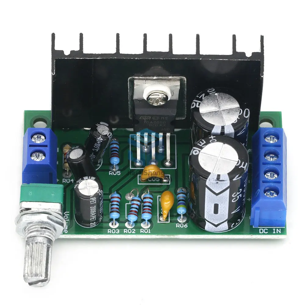 TDA2050 Mono Audio Power Amplifier Board Module DC/AC 12-24V 5W-120W 1-Channel