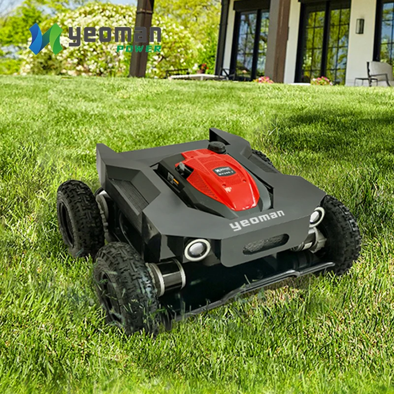 YEOMAN Roboter-Rasenmäher, Schnittbreite 40/50/80/100 cm, elektrischer und benzinfarbener intelligenter Rasenmäher