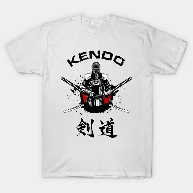 Unique Design Japanese Kendo Warrior Samurai Ronin T-Shirt 100% Cotton O-Neck Summer Short Sleeve Casual Mens T-shirt Size S-3XL