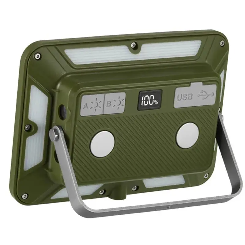 Hot Sale-Bright Floodlight Magnetic Rechargeable LED Workshop & Emergency Use