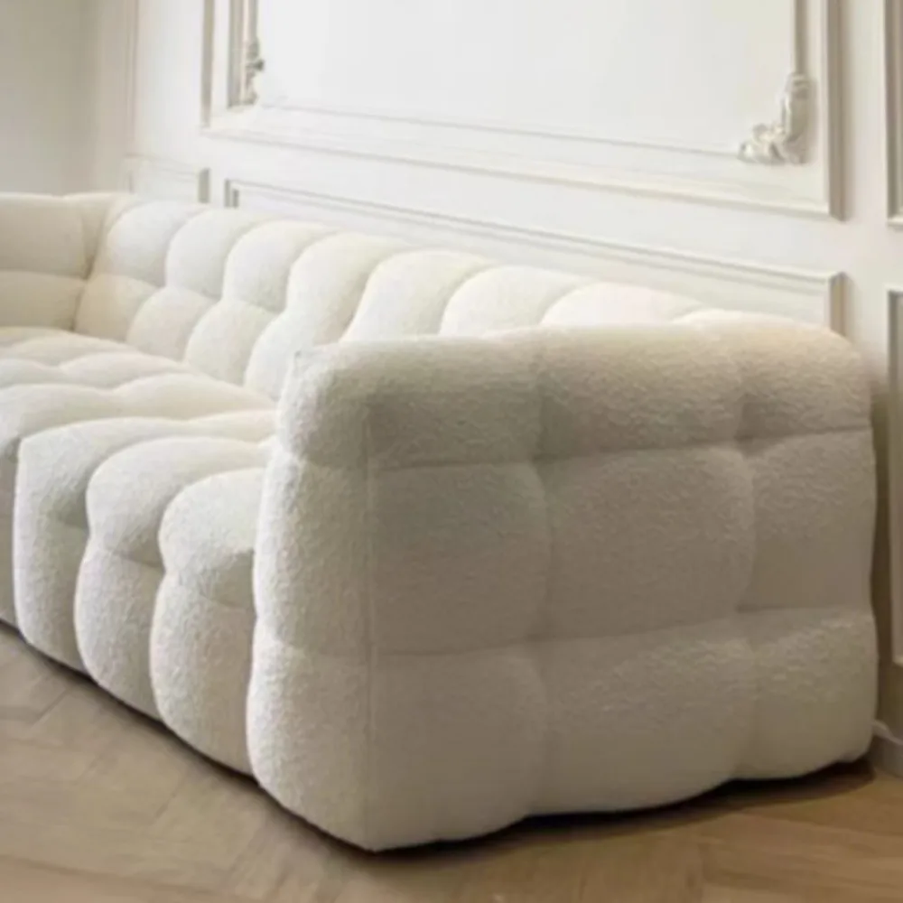Family Luxury Living Room Sofas European Modern Plush Reclining Sofa Corner Lounger Muebles Para El Hogar Home Decoration image 5