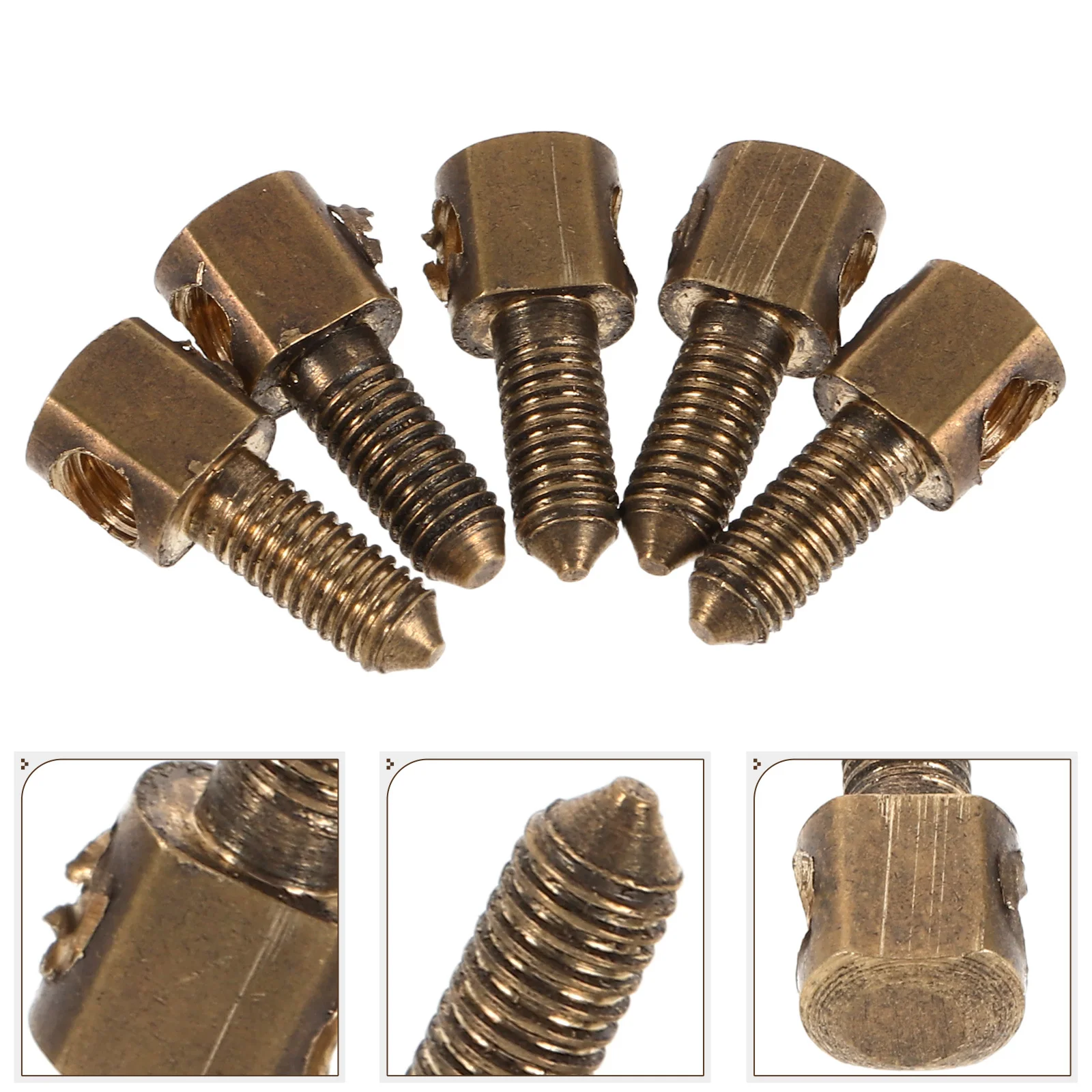 

5pcs Frog Metal String Adjustment Precision Thick Durable Compact Lightweight Easy Replacement Enhancing Stability Sound