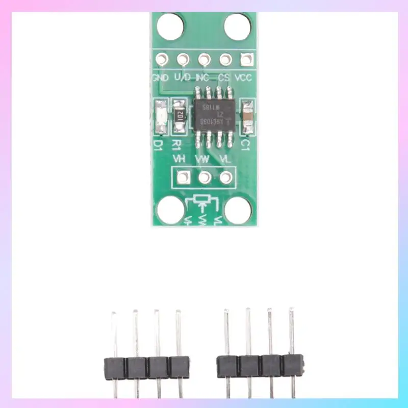 AB25-X9C103S Digital Potentiometer Module New PC+Metal 100K 100Th Order Digital Potentiometer Circuit