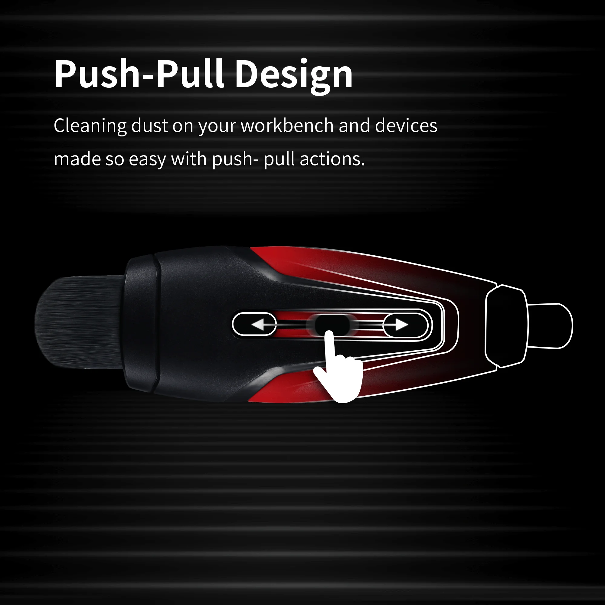 DSPIAE Retractable Dust Brush