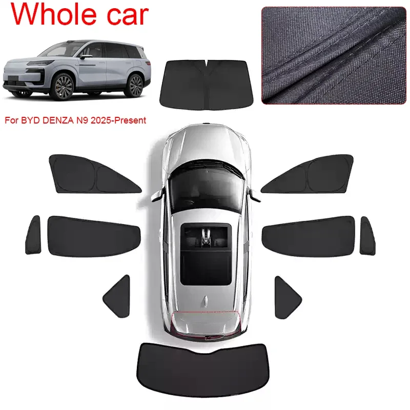 BYD Denza N9 (2025+) Window Privacy Sunshade UV/Heat - Image 5