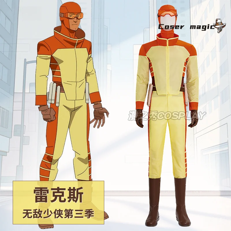 

Invincible Season 3 Rex Splode Cosplay Costume Uniform Halloween Carnival Party Christmas Play Role Clothes Clothing for Men