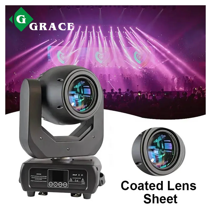 

Grace 150W Disco Cabeza Movil Dj Wedding LED Moving Head Stage Light Beam Spot Movinghead