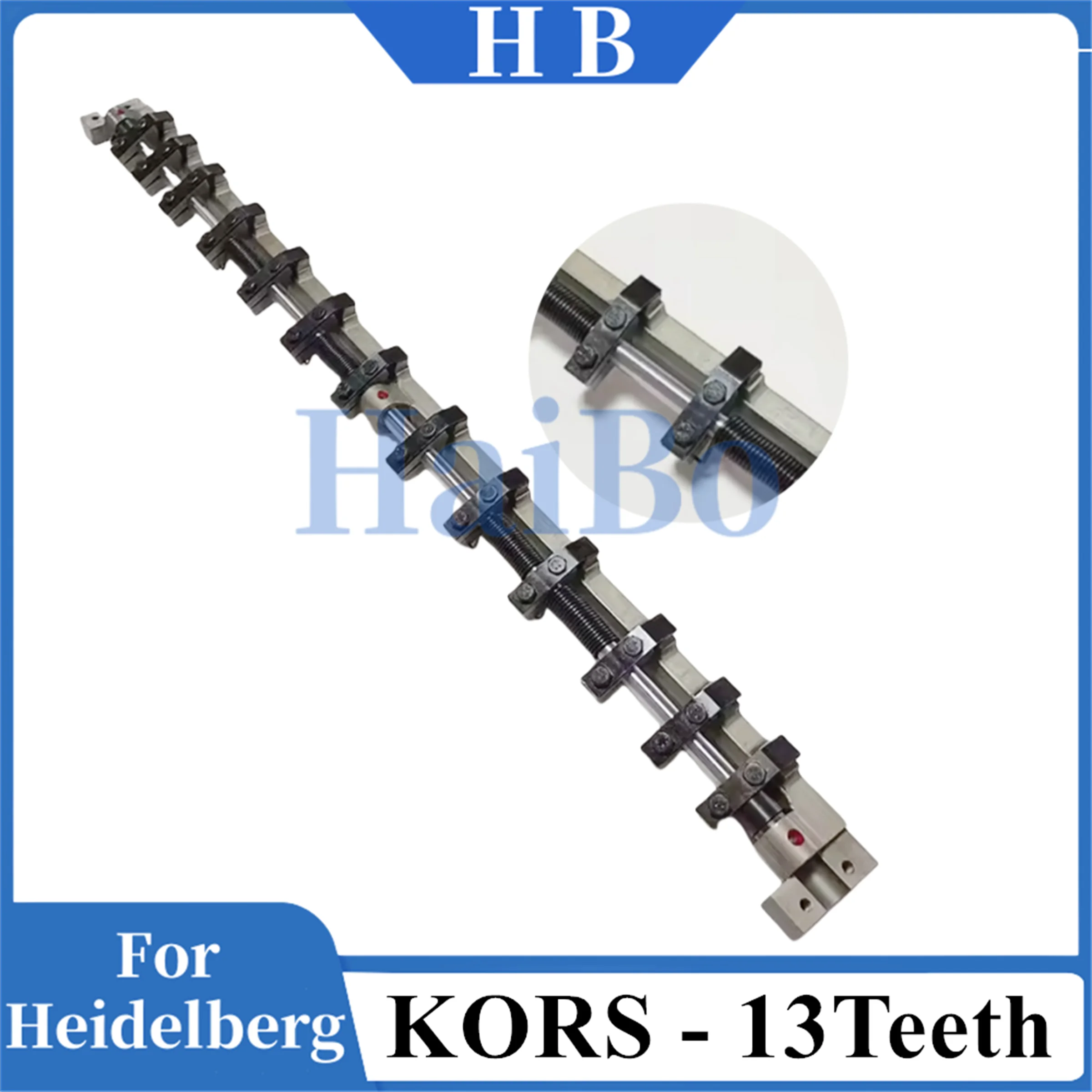 HaiBo Best Quality Factory Wholesale 13 Teeth Delivery Gripper Bar for Heidelberg KORS