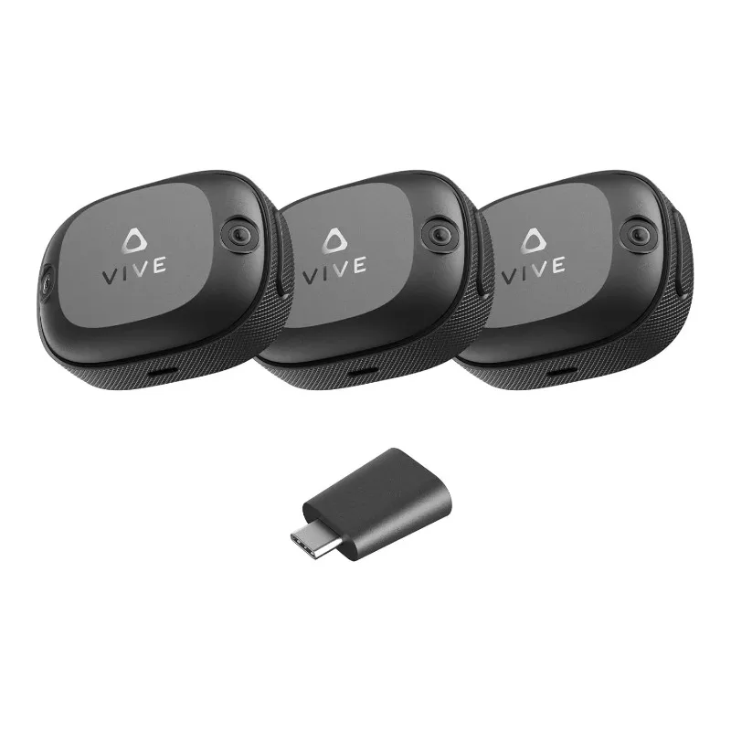 Vive Ultimate Tracker 3-piece set + Dongle — VR full body tracking