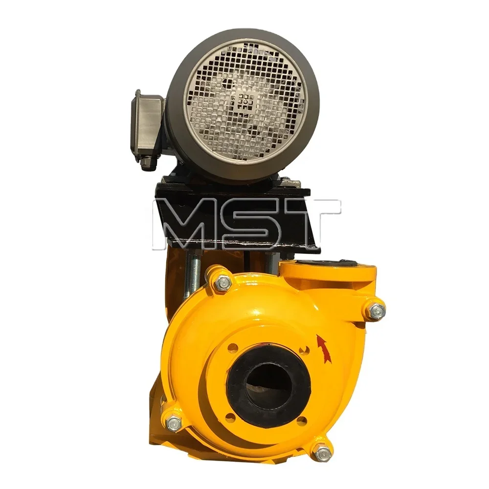 Heavy Duty Centrifugal Horizontal Single Stage Rubber Liner Small Size Slurry Pump Gold Mining Pump