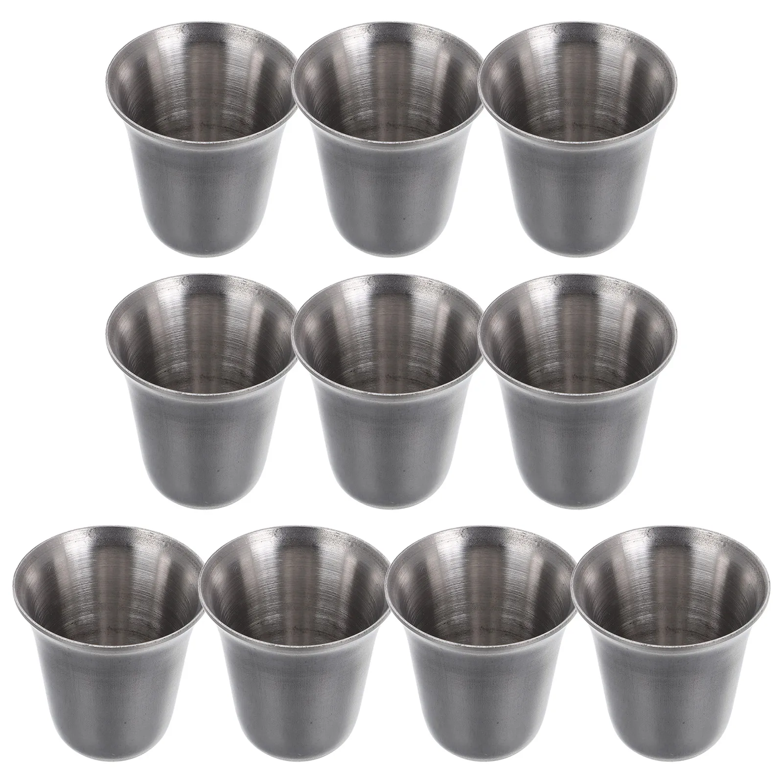 

10pcs Holy Stainless Steel Stackable Church Supplies Religious Ceremonies Glass Cups Metal Delicate Cup Goblet
