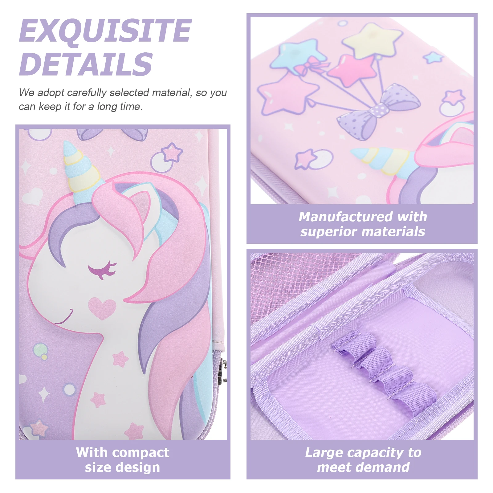 

Pencil Case Unicorn Large Capacity Bag Multi-function Cartoon Organizer Student