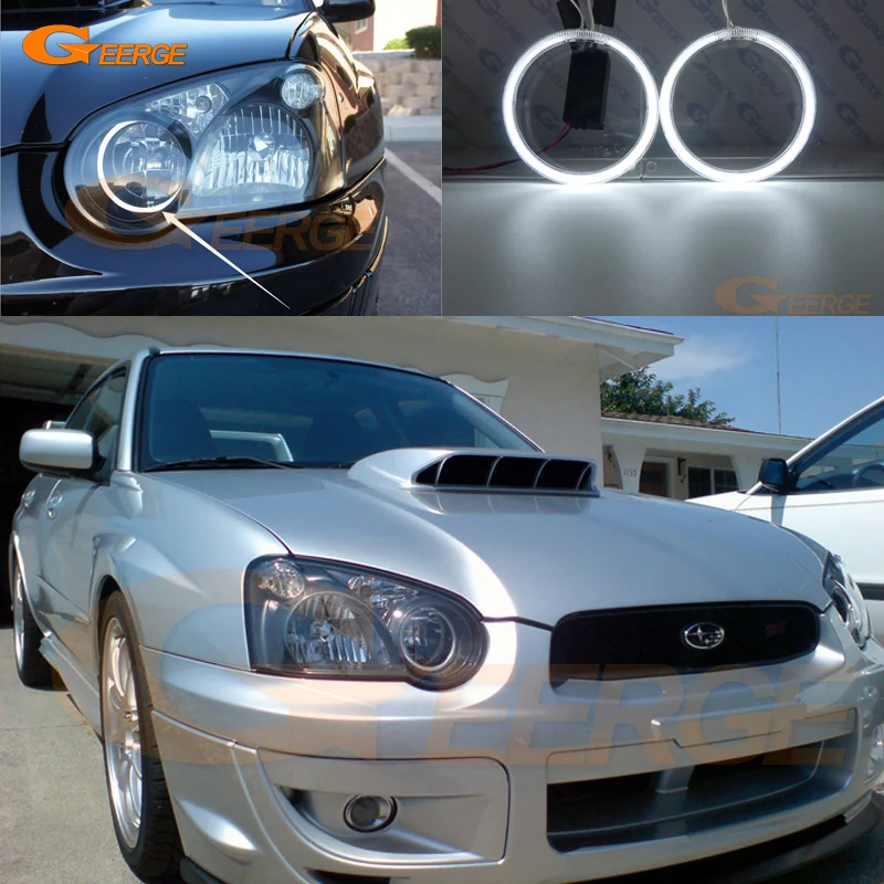 

For Subaru Impreza WRX STI 2003 2004 2005 Excellent Ultra Bright CCFL Angel Eyes Halo Rings Kit Car Accessories