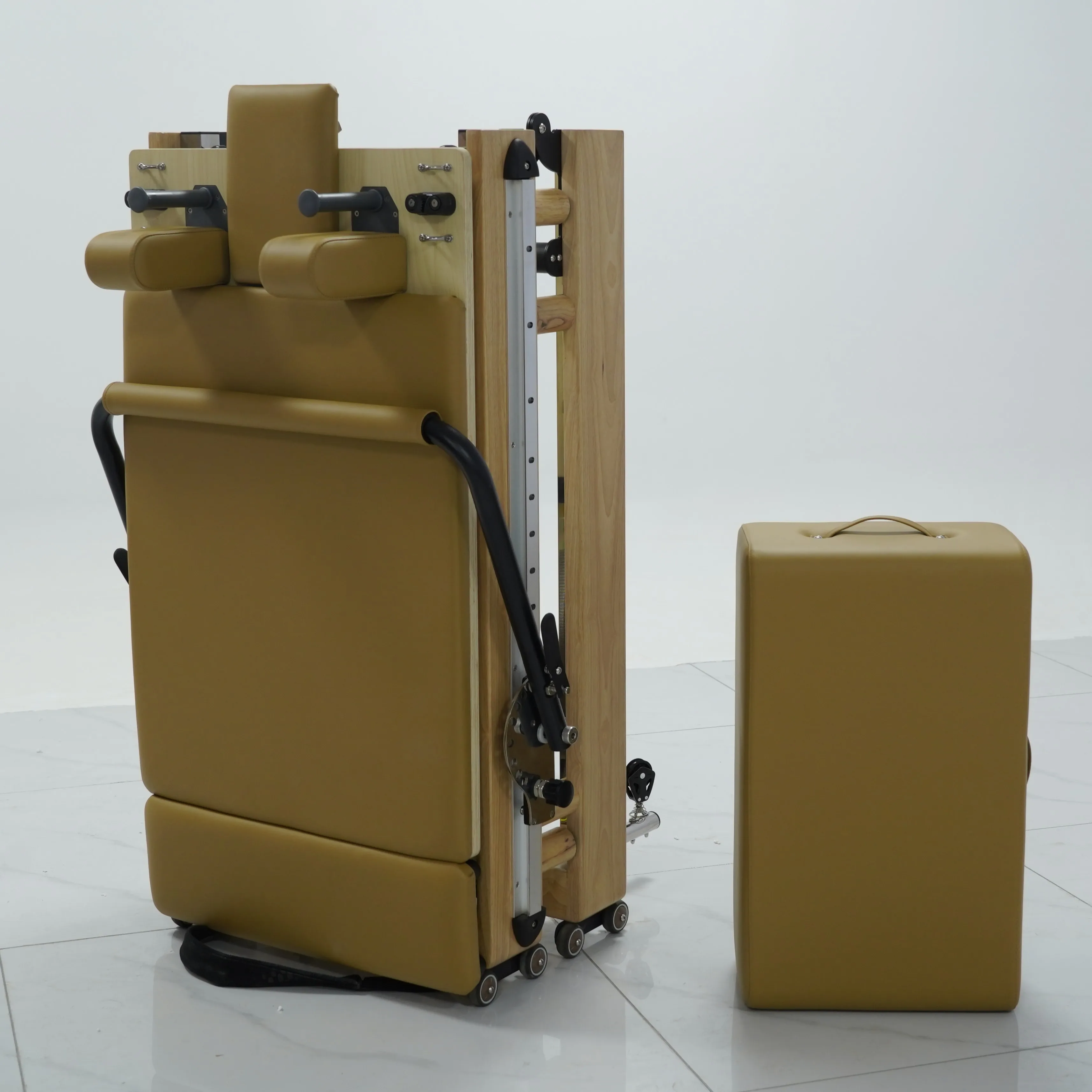 

Homeuse Wood Foldable Pilates Reformer Enhance Your Home Studio With This Portable Pilates Exercise Equipment