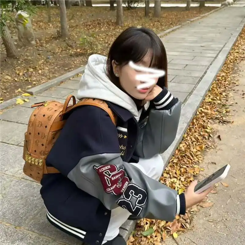 Honkbaljassen Kap Dames Winter Voorruit Antivries Isolatie Gevoerd Multi-Pocket Team Drukknoop Verstelbaar Oversize