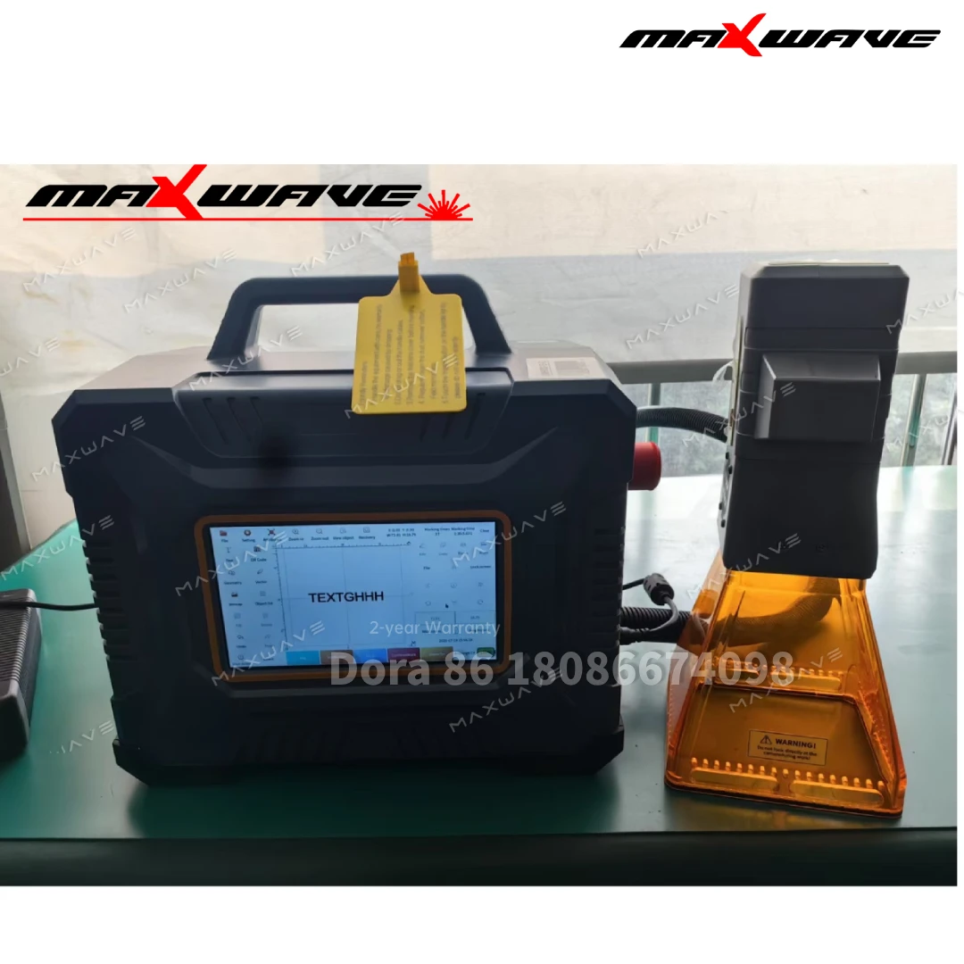 

Mini Portable Fiber Laser Marker Fiber Handheld Laser Marking Engraving Machine For Metal Plastic Tyre 20w 30w 50w