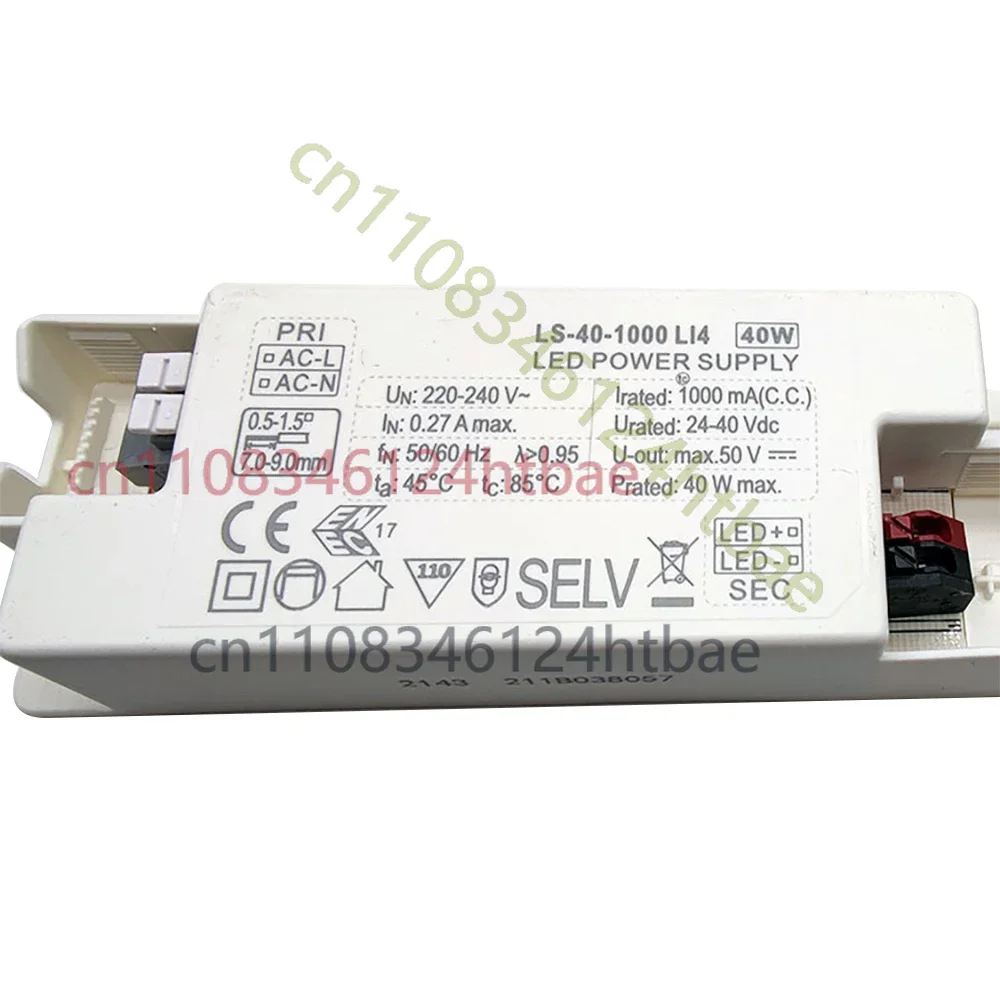 

LED PDWER SUPPLY LS-40-950 LI4 LS-40-1000 LI4 LS-40-1050 LI4 LS-40-1050 LI2 Un:220-240V For Eaglerise Drive controller