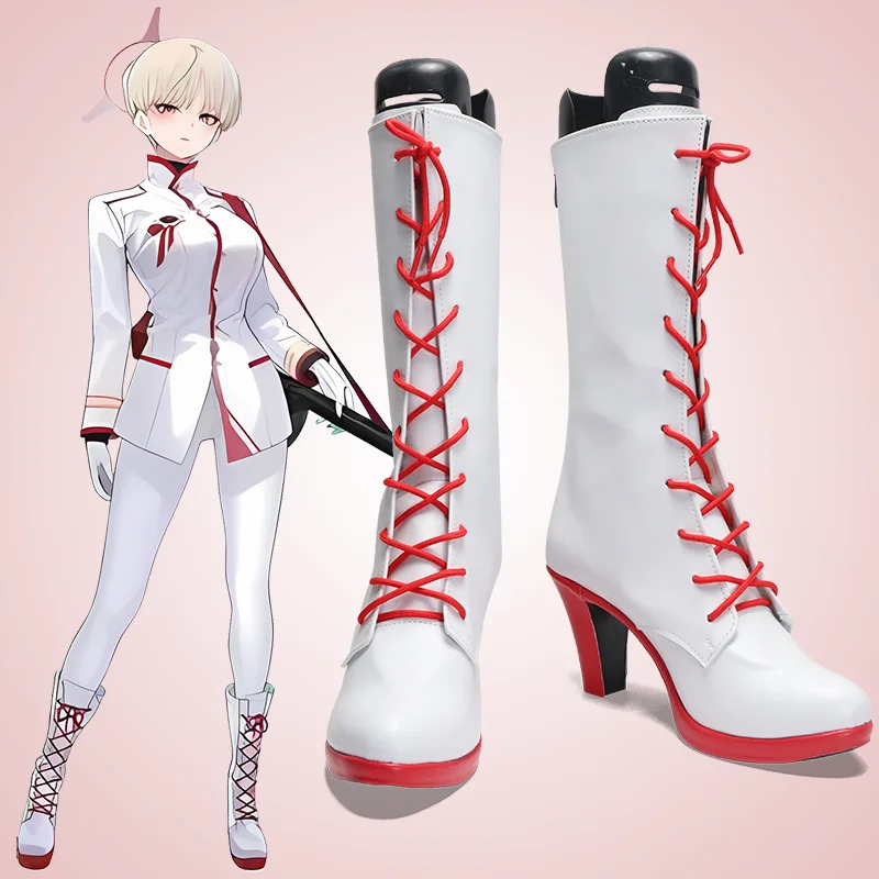 

Game Blue Archive Marina Сапоги для косплея Японская школьная форма Обувь Обувь для Хэллоуина на заказ