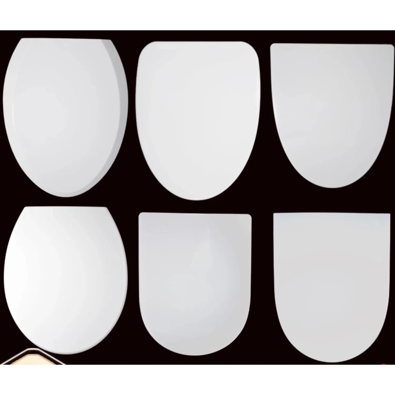 

Toilet Seat Slow Close Compatible with Vitra Tube Vibe Europower Euro Nova Haya TUBO Replacement