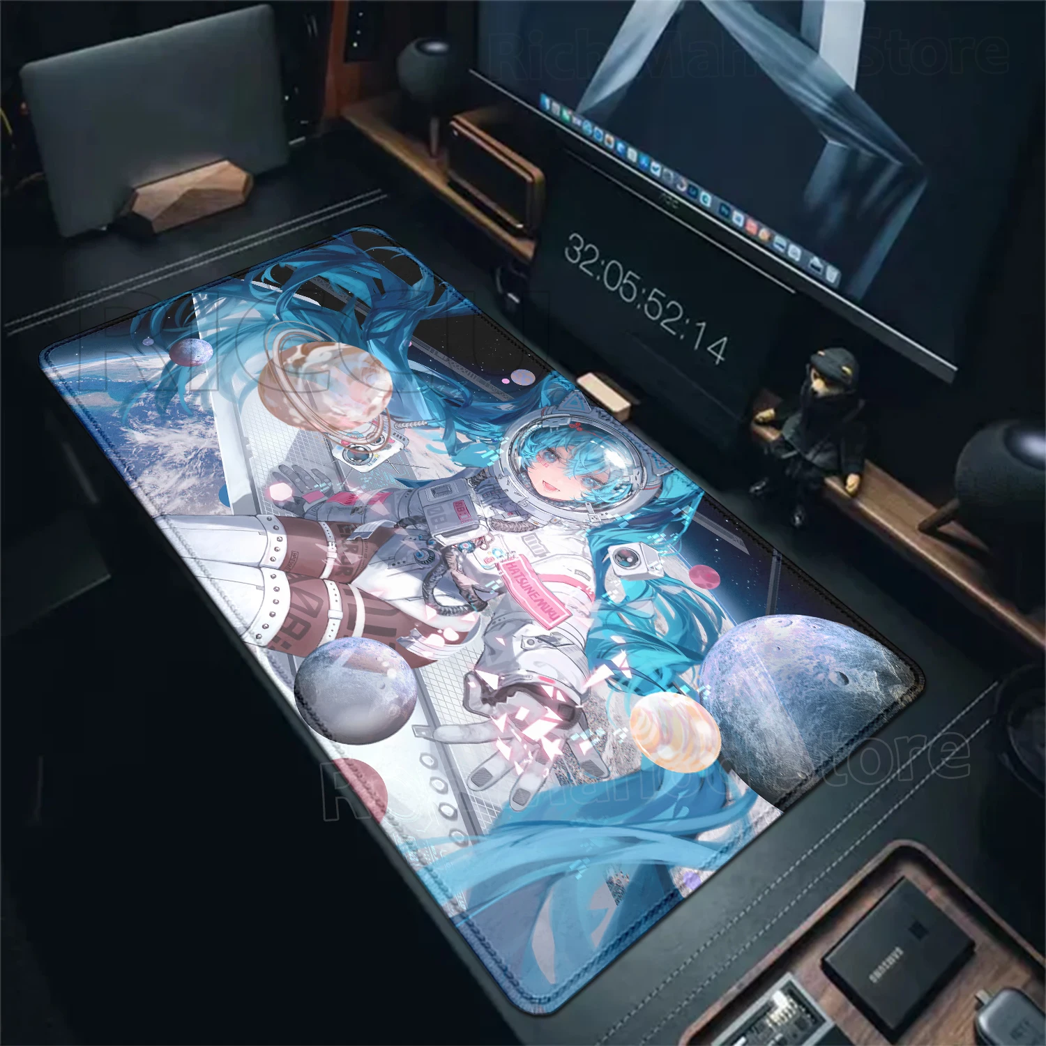 

Mousepad H-Hatsunes Miku Mouse Pad Desk Protector Anime Rubber Mat Gaming Pc Mousemat Keyboard Mats XXL Gamer Cute Anime Deskmat